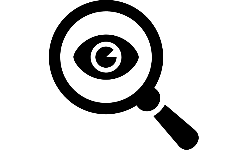 Identify glass icon